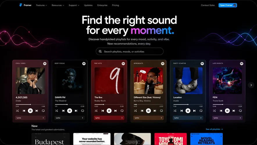 Find the right sound for every moment